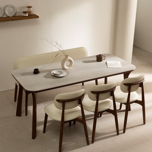 우리의 공간을 넓히는, 라움에스알 4인용 볼륨 양면 세라믹 식탁 라움에스알식탁