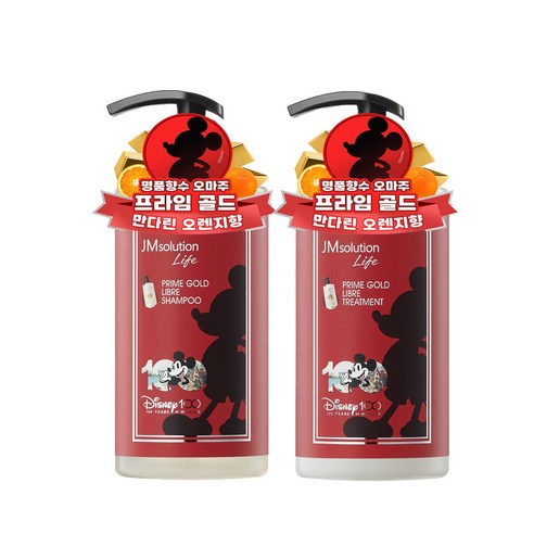 [워시+로션] 제이엠솔루션라이프 디즈니 100th 바디케어 세트, 1세트, 프라임 골드 리브레