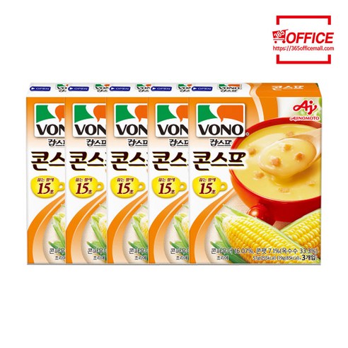 보노 옥수수알 콘스프 18봉, 1개, 378g