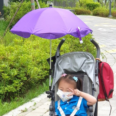 아기의 소중한 피부를 태양으로부터 보호하는 필수품: 집게형 유모차 그늘막