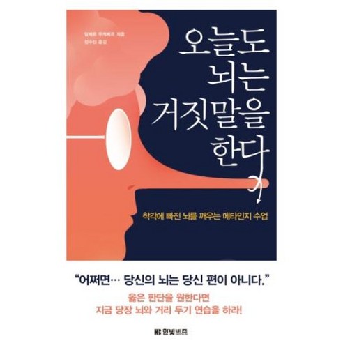 오늘도 뇌는 거짓말을 한다:착각에 빠진 뇌를 깨우는 메타인지 수업, 한빛비즈