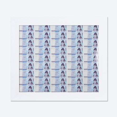 갤러리파크 화폐전지액자/평창올림픽기념화폐 천원 2천원 오천원 M06, 56x45cm(-5000원), 1개