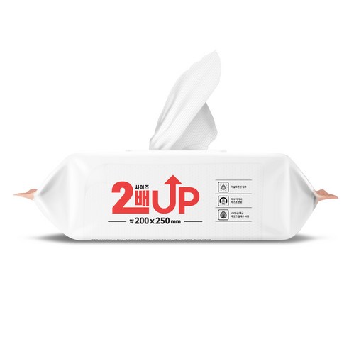 촉촉함과 안심을 더하다, 오프라이스 더블 빅 엠보 물티슈