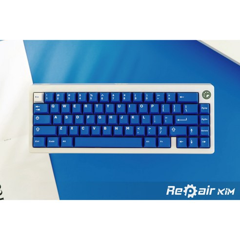 칙칙한 키보드를 예술 작품으로! 아이페이 클래식 블루 키캡으로 개성을 더하세요.