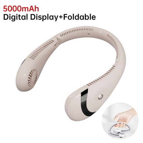  [LG](m)휘센 이동식 에어컨 8형 (소형창) PQ08DDWAS2 가정용 초강력미니선풍기 제트엔진 급속냉각 초미니 문어발 넥밴드 목에거는 선풍기 충전용 핸드 미니손, 6.5000mAh Pink