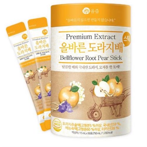 올즙 올바른 도라지배스틱, 15ml, 1개