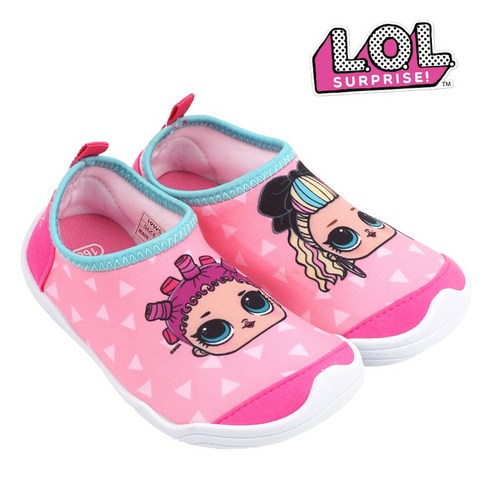 아쿠아슈즈 엘오엘 패턴 유아 어린이 워터슈즈