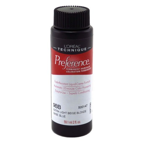 로레알 프리퍼런스 퍼머넌트 헤어컬러 59.1ml, 09BB Extra Light Beige Blonde, 1개