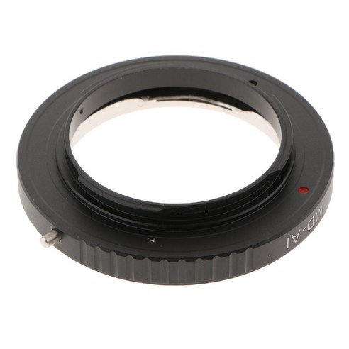 YSSHOP 매크로 확인 Minolta MD 렌즈-Nikon AI F DSLR 카메라 마운트 어댑터, 설명, 블랙, 금속