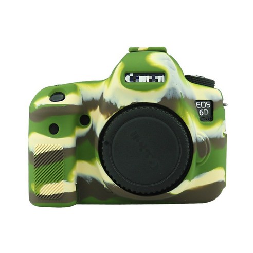 Sunlink 카메라 케이스 고무 보호 바디 스킨 커버 캐논 EOS 6D 80D용 소파 실리콘, 6D2