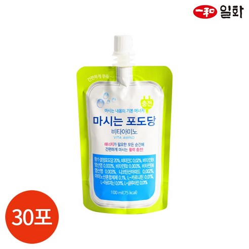 일화 마시는 포도당 비타아미노, 100ml, 30개