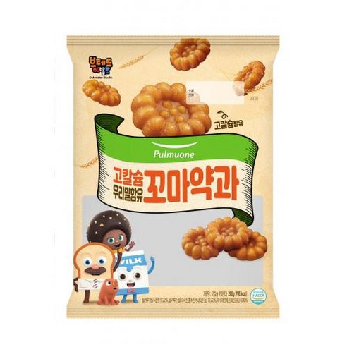 우리밀함유 고칼슘꼬마약과 200g 풀무원 실온, 1개