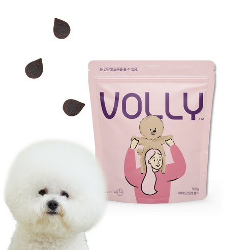 메이드인랩 볼리 강아지 눈 영양제, 참치 DHA70% 눈영양제(VOLLY 100g) 1P, 볼리 VOLLY 100g