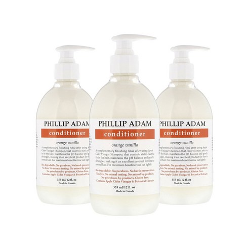 Phillip Adam 컨디셔너 오렌지 바닐라, 3개, 355ml