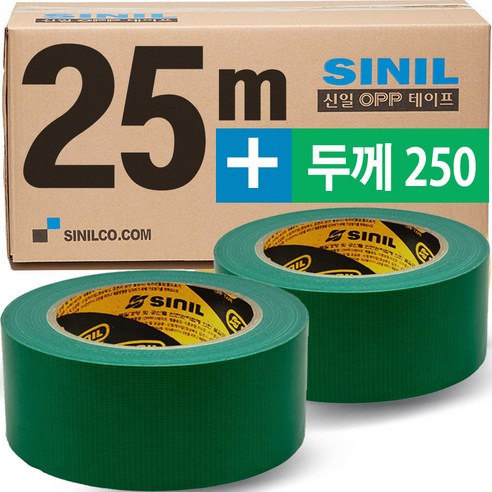 SINILBOND 청테이프 25M 5롤, 5개