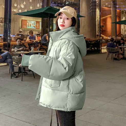 ANYOU 여성용 경량 핏티드 후디 패딩 자켓