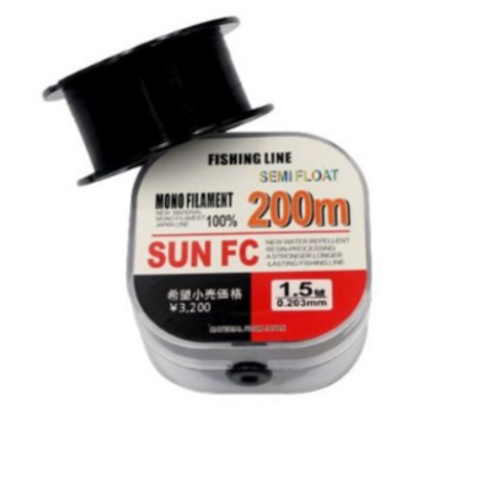 진아쇼핑몰 SUN FC 수입원사 민물 바다 세미플로팅 원줄 모노라인 모음 썬라인 레드 블랙 투명 0.8호 1…