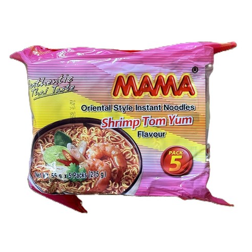 마마 쉬림 톰냠 플레이버 똠냠 봉지라면 55g
