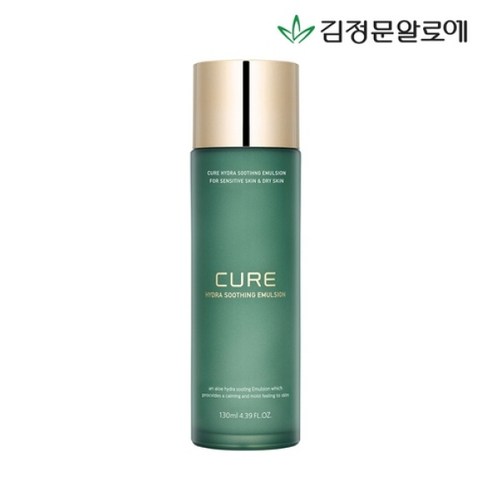   김정문알로에 큐어 하이드라 수딩 에멀젼 130ml, 1개