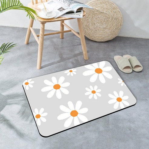 빨아쓰는 규조토 발매트: 발밑을 건조하고 안전하게 유지