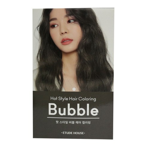 에뛰드 핫스타일 버블 헤어컬러링 염색제, 카키브라운, 1개