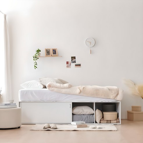 동서가구 소이 빅 슬라이딩 통큰 수납침대 SS 프레임 단품 방문설치