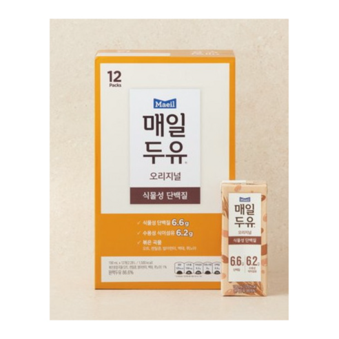 매일두유 오리지널, 36개, 190ml