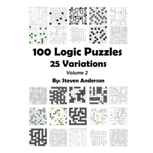 (영문도서) 100 Logic Puzzles - 25 Variations: Volume 2 Paperback ...