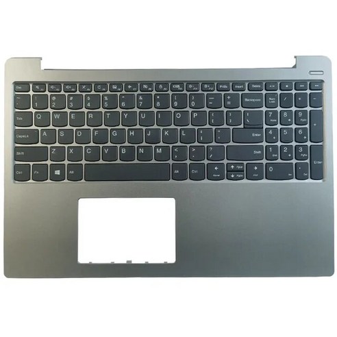 Lenovo Ideapad 330S-15IKB AST ARR Chao 7000-15 노트 북 LCD 후방 커버 전면 베젤 힌지 팜레스트 하단 케이스 셸, [13] US keyboard silvery