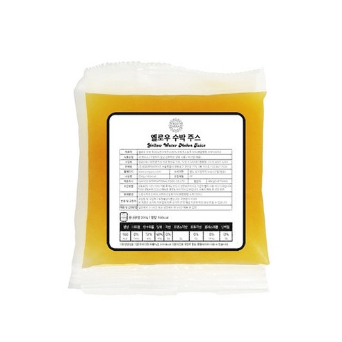 에코베라 옐로우 노란수박 주스 1kg 2개 (냉동), 1kg.2개