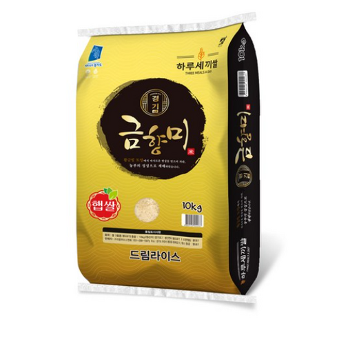   하루세끼쌀 23년 햅쌀 금향미 백미, 10kg, 1개