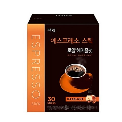 쟈뎅 에스프레소 스틱 로얄 헤이즐넛, 1g, 30개입, 1개