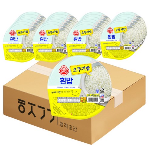 블루존 맛있는 오뚜기밥 흰밥 200g x 24개입 세트, 24개