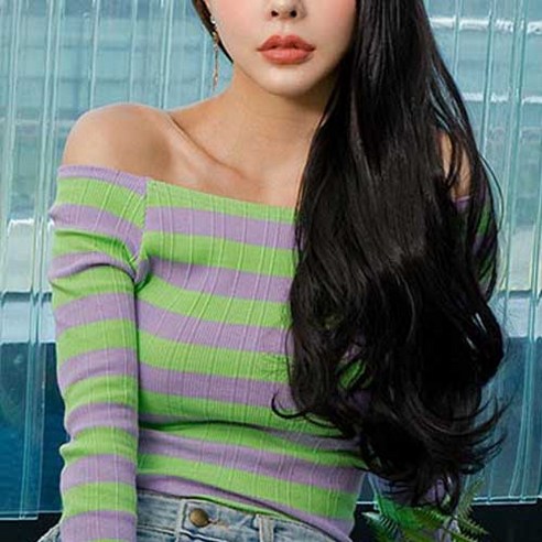 가발매니아 더썸 위그 엘피펌 통가발 하이소프트사 58cm, 내츄럴블랙
