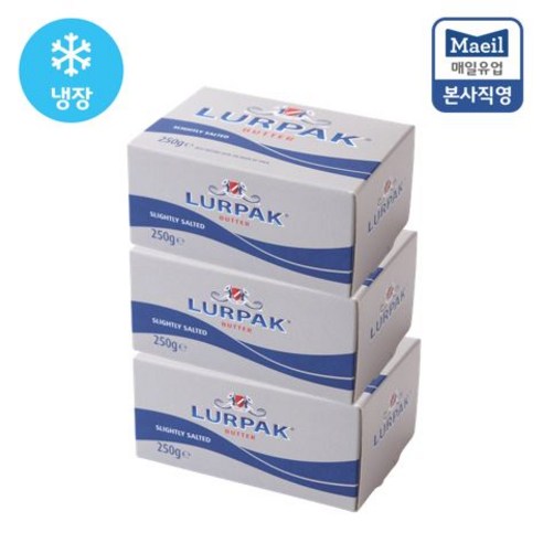 매일유업 루어팍 가염버터 250g*3개, 3개, 250g