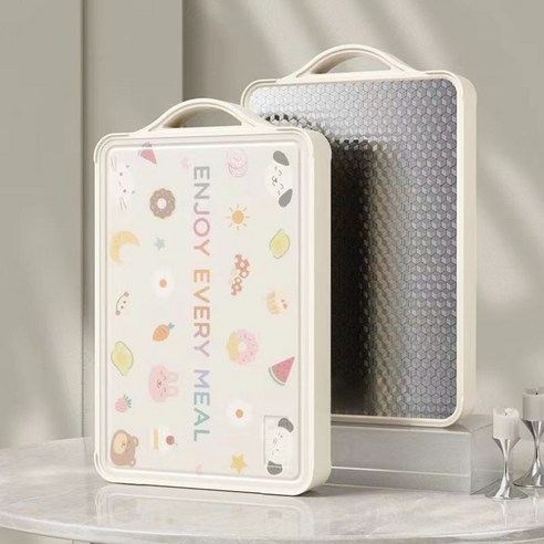 위생과 실용성을 겸비한 다용도 양면 304 스테인리스 도마로 주방을 업그레이드하세요!