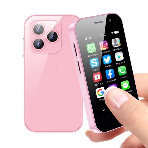 SOYES XS14 Pro 3GB RAM 32GB/64GB ROM 슈퍼 미니 스마트폰 4G LTE 3.0인치 화면 Android 9.0 귀여운 소형 핸드폰 선물, 핑크, 32GB
휴대폰 SOYES XS14 Pro 3GB RAM 32GB/64GB ROM 슈퍼 미니 스마트폰 4G LTE 3.0인치 화면 Android 9.0 귀여운 소형 핸드폰 선물, 핑크, 32GB
휴대폰