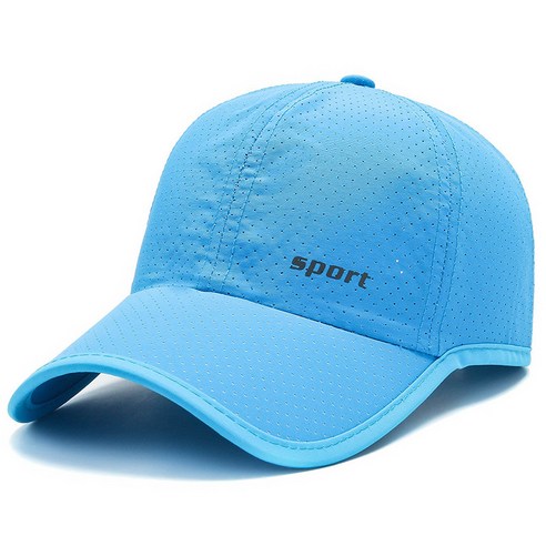 [LF] 남성 에어맥스 메쉬 캡 아웃도어 낚시 썬캡, Sky Blue