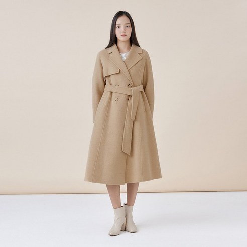 케네스레이디옐로시 핸드메이드 울 코트 EHHCNK051503045