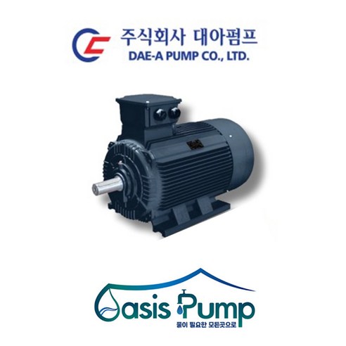 대아모터 110KW 150마력 4극 380V IE3 프리미엄효율 전폐형 횡형, 1개