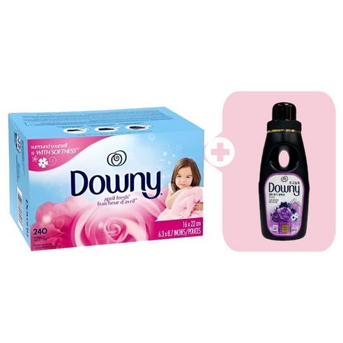 다우니 드라이시트 240매+섬유유연제 200ml, 240매, 1개