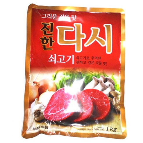 샘표 쇠고기 진한다시 1kg, 1000g, 1개