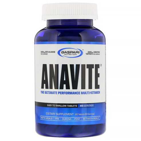 Gaspari 아나바이트 Anavite 180tabs, 180정, 1개