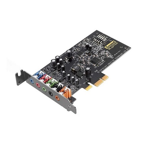 크리에이티브 사운드 블라스터 Audigy FX PCIe 51 카드 고성능 헤드폰 앰프 포함, 106 dB (2022 Version)