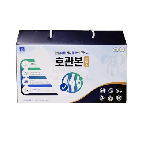 올바른건강 MSM 관절 호관본 70ml x 30포, 30개 호관원 가격