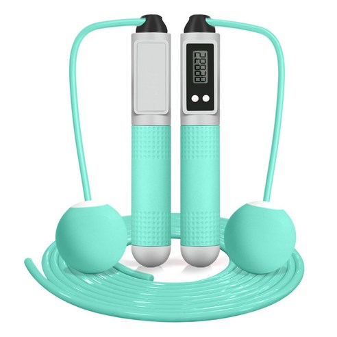 GEMBUTT 줄꼬임방지 2in1 스마트 줄넘기, 민트