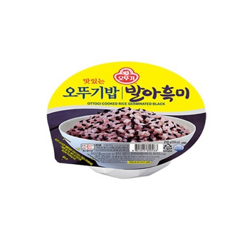 오뚜기 즉석밥 오뚜기밥 발아흑미 간편식 집밥 210G