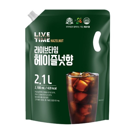 [굿나우ㅣ인기상품] 라이브타임 헤이즐넛향: 향기로운 커피 경험을 선사하는 고품질 선택 [GoodNOWㅣ추천상품]
