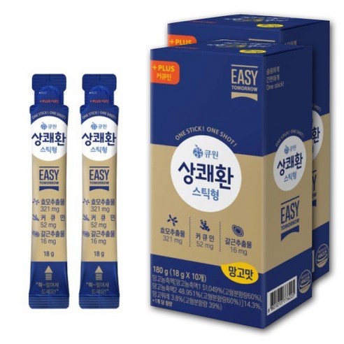 큐원 상쾌환 스틱형 숙취해소제, 18g, 20개