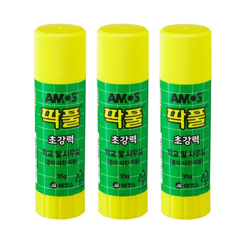 아모스 1200 딱풀 35g, 3개 세트 
사무용품 전문관